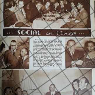 AFICHE RETRO CENTRO NOCTURNO CIRO`S 1948 1009