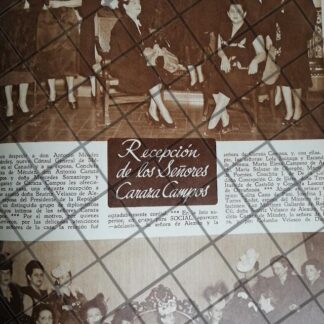 AFICHE ANTIGUO EN CASA DE FAMILIA CAMPOS SAMANIEGO 1948