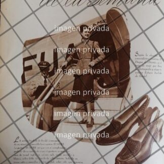 CARTEL RETRO REBECA ITURBIDE BETANCOURT Y ZAPATOS UNITED