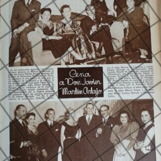 AFICHE RETRO. CASA DE FAMILIA OBREGON SALAZAR 1948