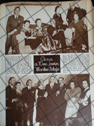 AFICHE RETRO. CASA DE FAMILIA OBREGON SALAZAR 1948