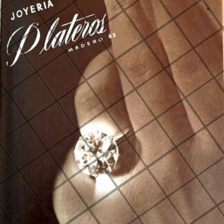 CARTEL ANTIGUO JOYERIA PLATEROS 1948 8
