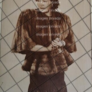 AFICHE PUBLICITARIO ANTIGUO Y AMALIA GONZALEZ CABALLERO