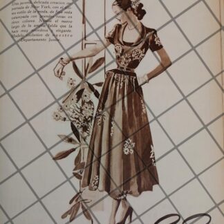 CARTEL RETRO TIENDAS SALINAS Y ROCHA DIBUJO ABEL QUEZADA, 1948 7