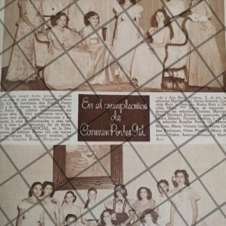 AFICHE ANTIGUO CUMPLEAÑOS DE CARMEN PORTES GIL 1948
