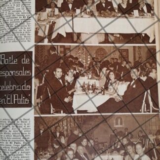 AFICHE ANTIGUO COMPROMISO. ELVIRA SACAL / SAMUEL ATRI 1948