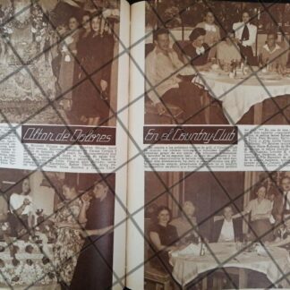 AFICHE ANTIGUO EVENTOS EN EL COUNTRY CLUB 1948