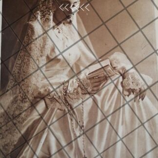 AFICHE ANTIGUO BODA DE MARIA DE LOURDES ALESSIO ROBLES