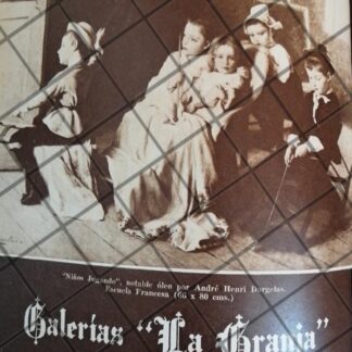 CARTEL ANTIGUO TIENDA GALERIAS LA GRANJA 1948 GG3