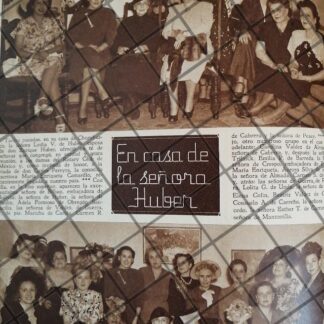AFICHE ANTIGUO EN CASA DE ENRIQUE HUBER 1948