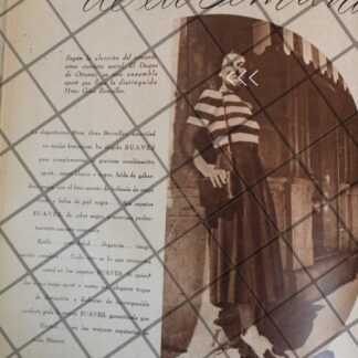 AFICHE ANTIGUO GINA BERVEILLER Y ZAPATOS UNITED 1948