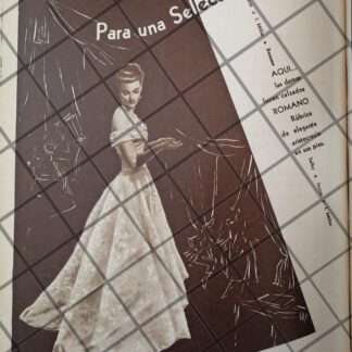 CARTEL ANTIGUO ZAPATERIA ROMANO 1948 /RARO