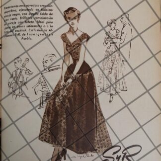 CARTEL RETRO TIENDAS SALINAS Y ROCHA DIBUJO LUIS GALINDO 1948 8