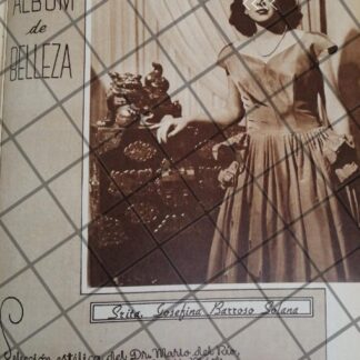 AFICHE ANTIGUO JOSEFINA BARROSO SOLANA 1948