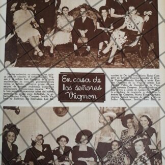 AFICHE ANTIGUO EN CASA VIGNON CAMPERO 1948