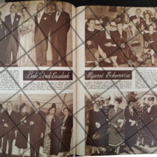 AFICHE ANTIGUO BODA. MIJARES DONDE 1948