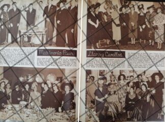 AFICHE ANTIGUO BODA. LLANO OSUNA 1948