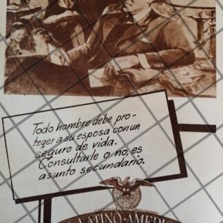 CARTEL RETRO ASEGURADORA LA LATINO AMERICANA 1948 4