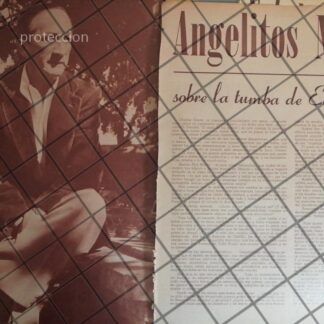 AFICHE RETRO. MUERTE DE ELOY BLANCO MEAÑO 1955