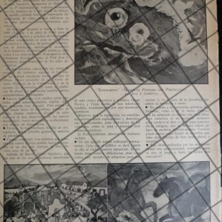 AFICHE ANTIGUO ELPINTOR JOSE L GUTIERREZ 1947