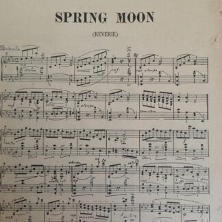 PARTITURA ANTIGUA. SPRING MOON /G.D MARTIN 1920