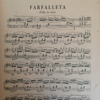 PARTITURA ANTIGUA. FARFALLETA /EUGENE F. MORKS. 1920