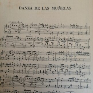 PARTITURA ANTIGUA 1920 DANZA DE LAS MUÑECAS. LEONORE LIETH
