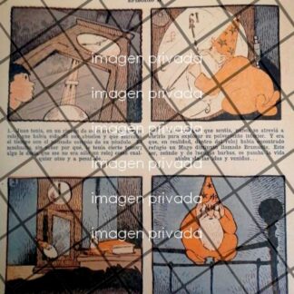 TIRA COMICA ANTIGUA. EL MUNDO MARAVILLOSO. 1945