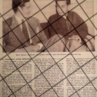 AFICHE ANTIGUO ENTREVISTA A CANTINFLAS 1945