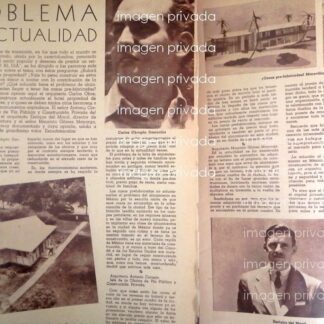 AFICHE ANTIGUO CARLOS OBREGON SANTACILIA / ENRIQUE DEL MORAL 1945