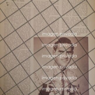 AFICHE ANTIGUO VUELVE EL TORERO CARLOS ARRUZA 1948