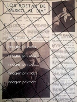 AFICHE ANTIGUO EL COMPOSITOR LUIS FERRAZZANO 1944