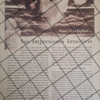 CARTEL PUBLICITARIO RETRO LOS ROSACRUCES AMORC 1946 E25