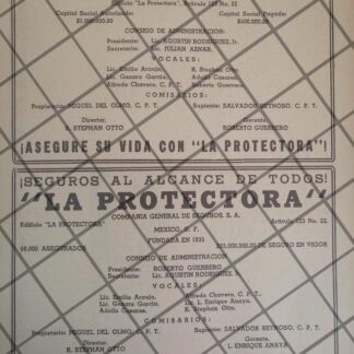 CARTEL RETRO BANCO PANAMERICANO DE CAPITALIZACION 1946 E5
