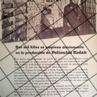 CARTEL RETRO EMPRESA KODAK Y COMPRA MASIVA DE PLATA 1944 E4