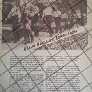 CARTEL RETRO KODAK Y RECLUTAMIENTO MILITAR GUERRA MUNDIAL 1944 E4