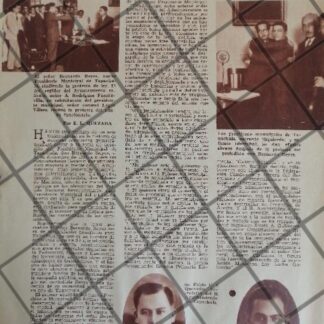 AFICHE ANTIGUO BERNARDO REYES. ALCALDE DE TAPACHULA 1936