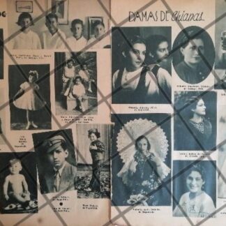 AFICHE ANTIGUO ALTA SOCIEDAD DE CHIAPAS 1939