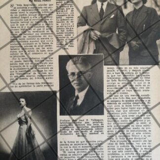 AFICHE ANTIGUO PIANISTA. PILAR DIAZ DE LA FUENTE Y OTROS 1937