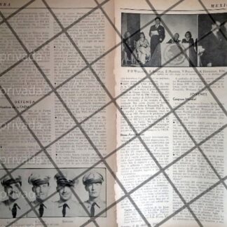 AFICHE RETRO PILOTOS DEL ESCUADRON 201 HOMEAJEADOS 1945