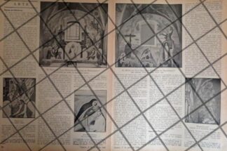 AFICHE RETRO PINTOR ANGEL ZARRAGA EN MONTERREY 1945