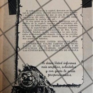 CARTEL ANTIGUO. FERROCARRILES NACIONALES 1942