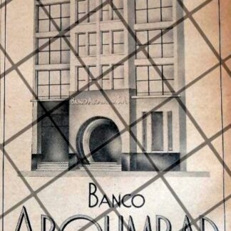 CARTEL PUBLICITARIO RETRO. BANCO ABOUNMRAD 1942 /155