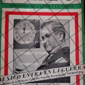 REVISTA ANTIGUA MEXICO DECLARA LA GUERRA AL EJE 1942