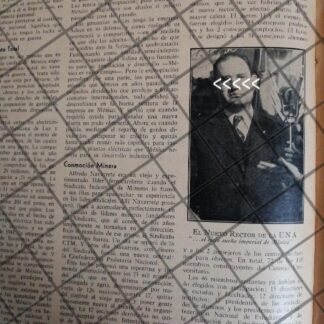 AFICHE RETRO BRITO FOUCHER NUEVO RECTOR UNAM 1942