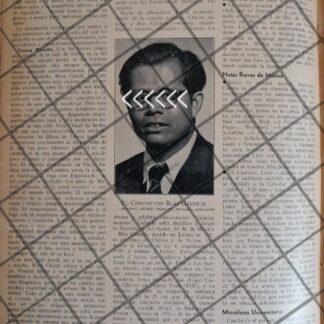 AFICHE RETRO LA SINFONICA NAC Y BLAS GALINDO 1942