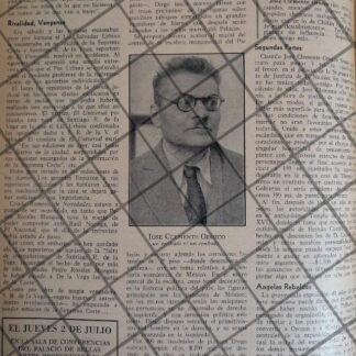 AFICHE RETRO JOSE CLEMENTE OROZCO 1942