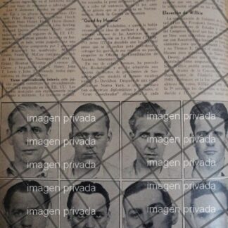 AFICHE RETRO ESPIAS NAZIS EJECUTADOS EN U.S.A 1942