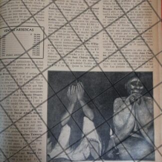 AFICHE RETRO ESPECULACION DEL ARTE EN MEXICO 1942