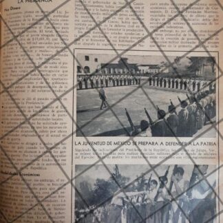 AFICHE RETRO MEXICO EN GUERRA 1942 -3